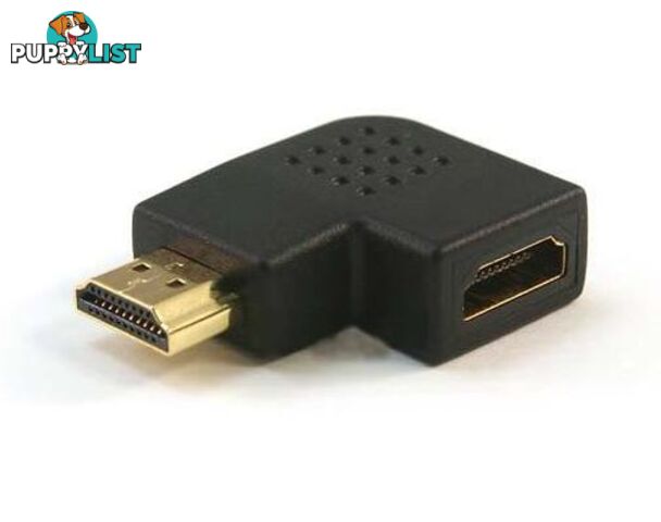 Alogic HDMI-RT-ADP Right Angle HDMI (M) To HDMI (F) Adapter - Male to Female - Alogic - 9350784000415 - HDMI-RT-ADP