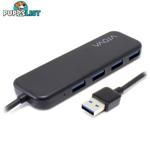 Alogic U34BHBK Vrova Ultra-Slim Super Speed USB 3.0 4-Port Hub - Alogic - 9350784004192 - U34BHBK