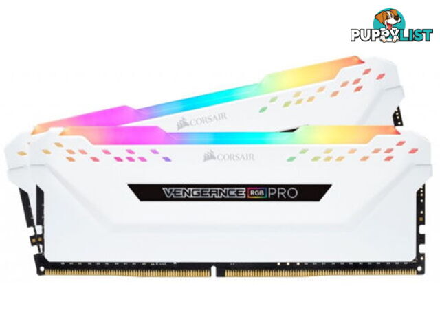 Corsair CMW16GX4M2C3600C18W Vengeance RGB PRO 16GB (2x8GB) DDR4 3600MHz White - Corsair - 843591078726 - CMW16GX4M2C3600C18W