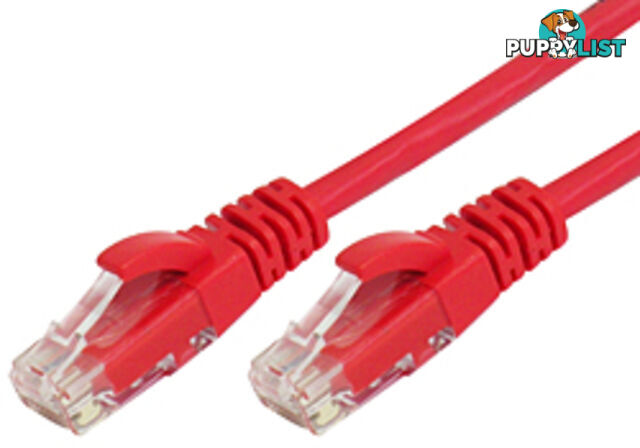 Comsol UTP-02-6BX-RED 2M RJ45 Cat6 Crossover Cable - Red - Comsol - 9332902009913 - UTP-02-6BX-RED