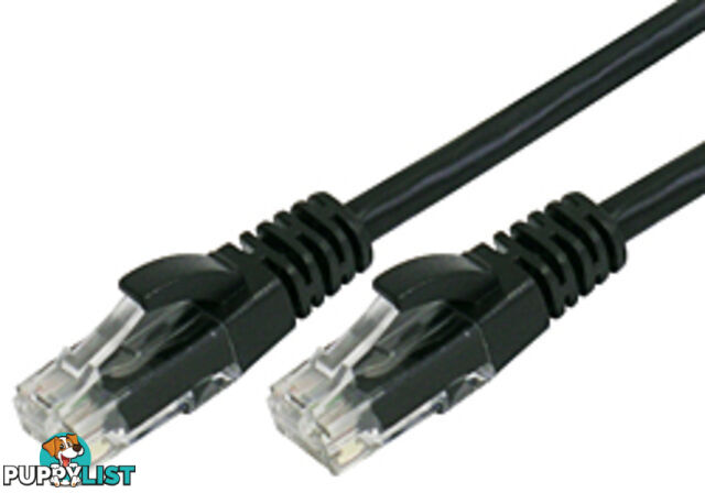 Comsol UTP-03-6B-BLK 3M RJ45 Cat 6 Patch Cable - Black - Comsol - 9332902009364 - UTP-03-6B-BLK