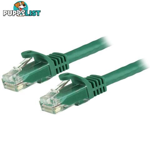 Startech N6PATC150CMGN 1.5 m Cable Green CAT6 Patch Cord - StarTech - 065030861212 - N6PATC150CMGN