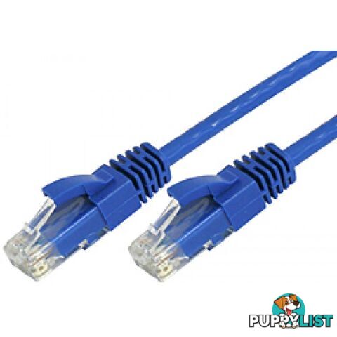 8ware CAT6THINBL-30M CAT6 Ultra Thin Slim Cable 30m - Blue - 8ware - 0750258579994 - CAT6THINBL-30M