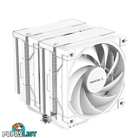 DeepCool R-AK620-WHNNMT-G-1 AK620 WHITE Performance Dual Tower CPU Cooler (1700 Bracket Included) - Deepcool - 6933412727453 - R-AK620-WHNNMT-G-1