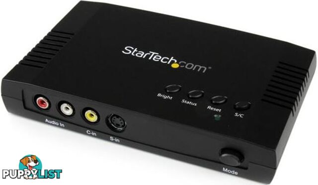 StarTech COMP2VGA COMPOSITE S-VIDEO To VGA Video Converter - StarTech - 065030789424 - COMP2VGA