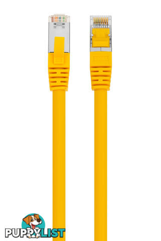 Comsol SSTP-01-C8-YEL 1 Metre 40GbE Cat 8 S/FTP Shielded Patch Cable LSZH - Yellow - Comsol - 9332902023445 - SSTP-01-C8-YEL