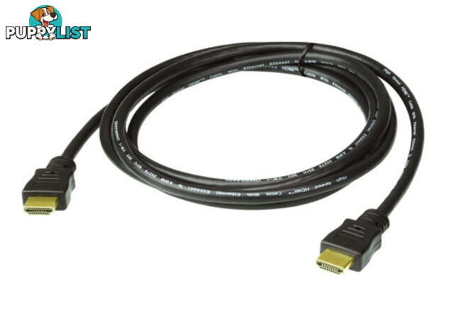 Aten 2L-7D10H 10M High Speed HDMI Cable with Ethernet. Support 4K UHD DCI up to 4096 x 2160 @ 30Hz - Aten - 4719264641084 - 2L-7D10H