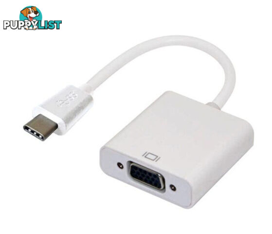 Astrotek AT-CMVGA-MF Thunderbolt USB 3.1 Type C (USB-C) to VGA Adapter - Astrotek - 9320422518534 - AT-CMVGA-MF