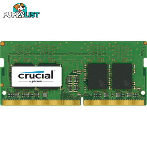 Crucial 16GB CT16G4SFD824A DDR4 2400 SODIMM 1.2V CL17 Single Stick - Crucial - 649528773401 - CT16G4SFD824A