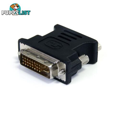 StarTech DVIVGAMFBK DVI to VGA Cable Adapter - Black - M/F - StarTech - 065030841573 - DVIVGAMFBK