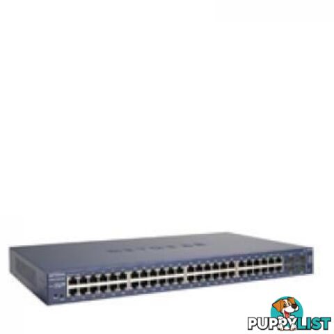 Netgear ProSafe GS748T-500AJS 48 Port Gigabit Smart Switch - Netgear - 606449036947 - GS748T-500AJS