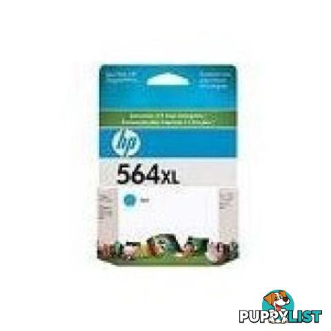 HP 564XL HY Cyan Original Ink Cartridge (CB323WA) - HP - 193424494781 - CB323WA