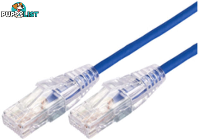 Comsol UTP-.5-C6A-UT-BLU 0.5m RJ45 Cat 6A Ultra Thin Patch Cable - Blue - Comsol - 9332902018045 - UTP-.5-C6A-UT-BLU