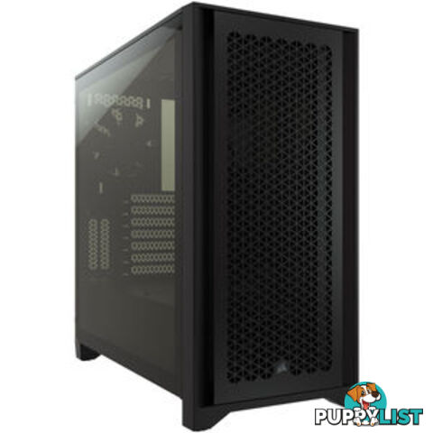 Corsair CC-9011200-WW 4000D Airflow Tempered Glass Mid Tower Case - Corsair - 0840006621904 - CC-9011200-WW