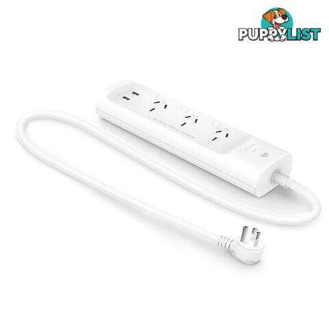 TP-LINK KP303 Kasa Smart Wi-Fi Power Strip, 3-Outlets - TP-Link - 6935364087418 - KP303