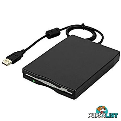 External 3.5 Inch USB Floppy Drive 3.5 Inch 1.44mb USB Floppy Drive Silver/Black - Generic - 3.5 Inch USB Floppy Drive