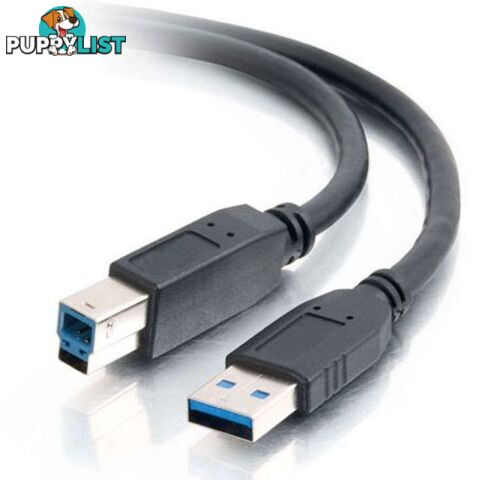 Alogic USB3-02-AB 2m USB 3.0 Type A to Type B Cable (M/M) - Alogic - 9319866078261 - USB3-02-AB