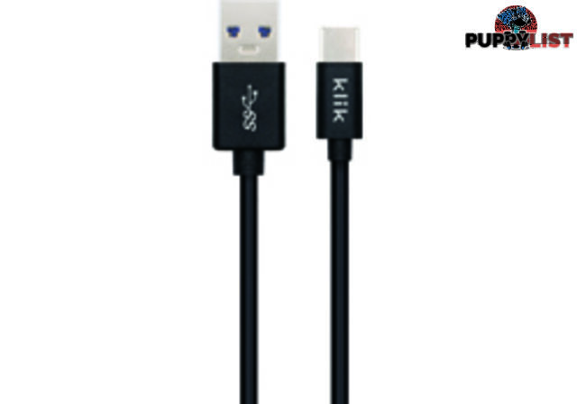 Comsol KAC12BK 1.2M USB Type-A to USB-Type-C USB 3.0 Cable - Comsol - 9332902017840 - KAC12BK