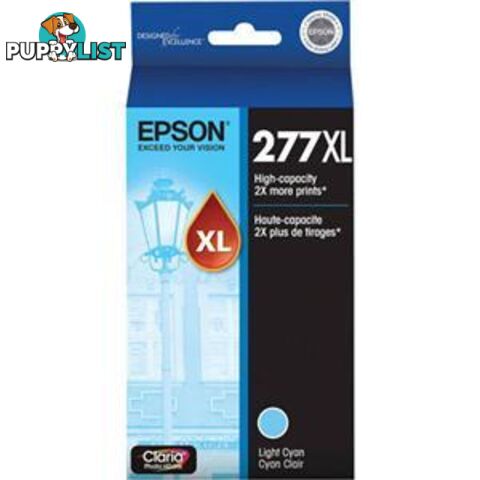 Epson 277XL Claria Photo HD Light Cyan High Capacity C13T278592 for XP-850 - Epson - 9314020612480 - C13T278592