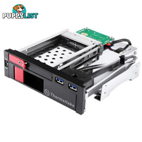 Thermaltake Max 5 Duo 5.25" Dual Bay SATA Hard Drive Rack ST0026Z - Thermaltake - 4716872054794 - ST0026Z