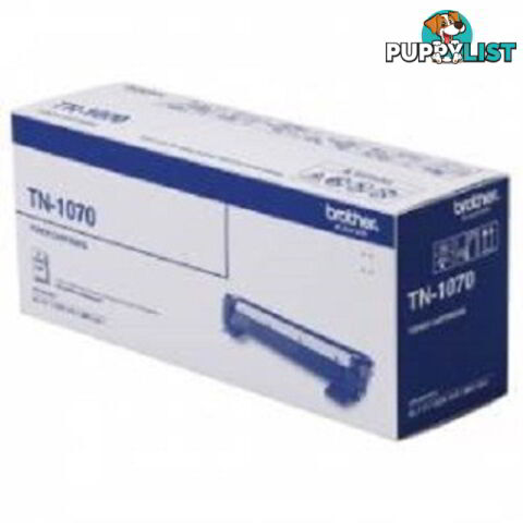 Brother TN1070 Black Toner Cartridge 1000 Pages TN-1070 - Brother - 4977766721240 - TN-1070