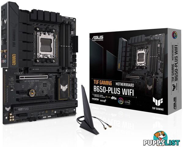 ASUS TUF GAMING B650-PLUS WIFI AM5 ATX Motherboard - ASUS - 4711081912668 - TUF GAMING B650-PLUS WIFI