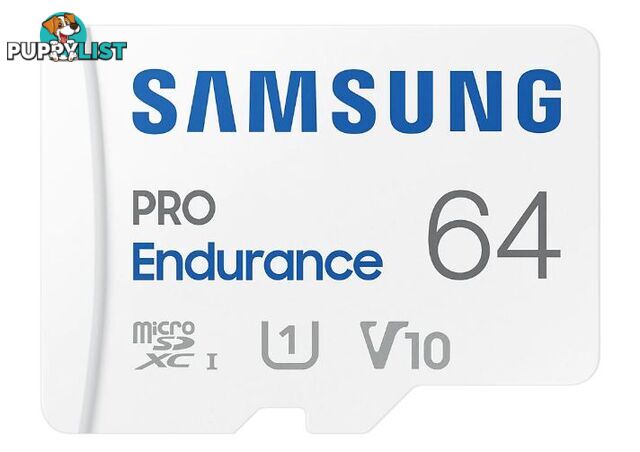 Samsung MB-MJ64KA/APC PRO Endurance microSD Card 64GB - Samsung - 8806092767164 - MB-MJ64KA/APC