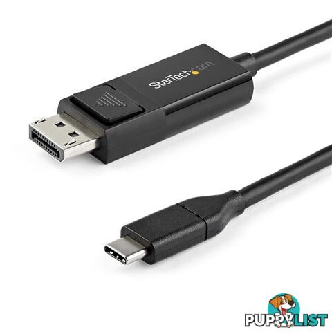 Startech CDP2DP1MBD Cable USB C to DP 1.2 1 m 4K 60 - StarTech - 065030886796 - CDP2DP1MBD