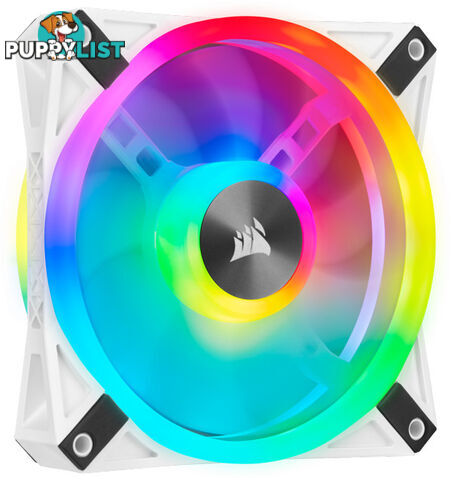 Corsair CO-9050103-WW iCUE QL120 RGB 120mm PWM White Fan Single - Corsair - 840006619499 - CO-9050103-WW