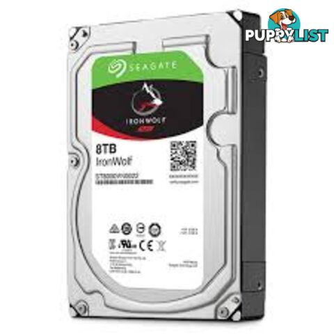 Seagate ST8000VN004 IRONWOLF 8TB NAS 7200RPM 256 MB - Seagate - 763649125069 - ST8000VN004