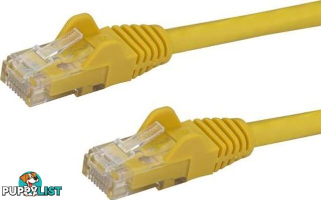 StarTech N6PATC50CMYL 0.5m Yellow Snagless Cat6 Patch Cable - StarTech - 065030867634 - N6PATC50CMYL