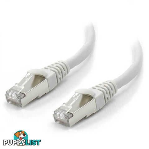 Alogic C6A-01-GREY-SH 1m Grey 10GbE Shielded CAT6A LSZH Network Cable - Alogic - 9350784003140 - C6A-01-GREY-SH