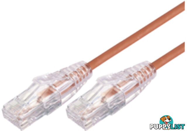 Comsol UTP-03-C6A-UT-ORA 3m RJ45 Cat 6A Ultra Thin Patch Cable - Orange - Comsol - 9332902018472 - UTP-03-C6A-UT-ORA