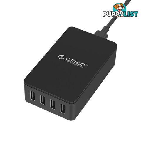 Orico CSE-4U-BK 4-Port 34W Smart Desktop Charger Black - Orico - 6954301143406 - CSE-4U-BK