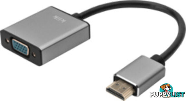 Klik KHDVGAD HDMI Male to VGA Femlae + 3.5mm Audio Adapter Full HD1920X1080 - Klik - 9332902019783 - KHDVGAD