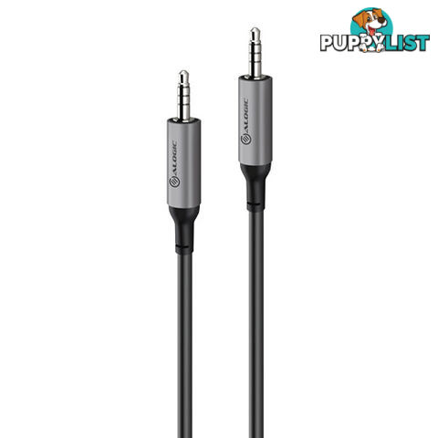 Alogic ACM2RBK 2m Ultra 3.5mm (Male) to 3.5mm (Male) Audio Cable - Alogic - 9350784016379 - ACM2RBK