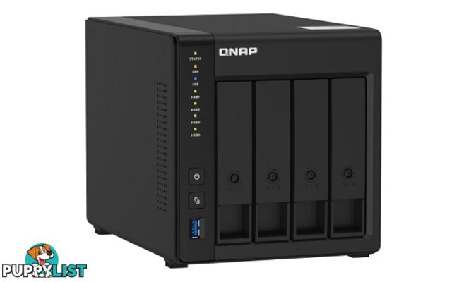 Qnap TS-451D2-4G 4 BAY NAS(NO DISK) CEL-J4025 4GB GbE(2) USB 3.2(4) HDMI(1) 2YR WTY - QNAP - 4713213518342 - TS-451D2-4G