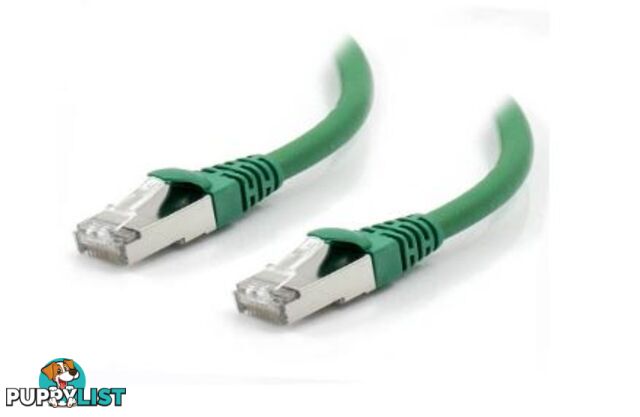 Alogic C6A-0.3-Green-SH 0.3m Green 10G Shielded CAT6A LSZH Network Cable - Alogic - 9350784010926 - C6A-0.3-Green-SH