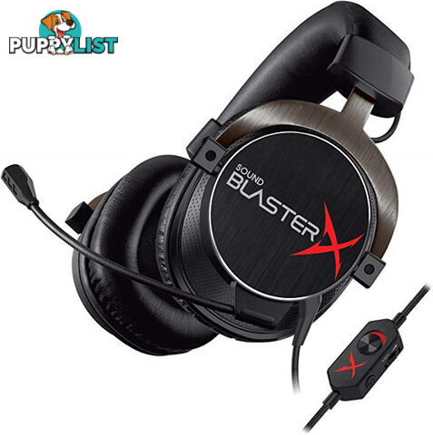 Creative 70GH031000003 Sound BlasterX H5 Tournament Edition Headset Black - Creative - 4580181851456 - 70GH031000003