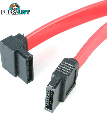 StarTech SATA18RA1 18in SATA to Right Angle SATA Cable - StarTech - 065030805353 - SATA18RA1