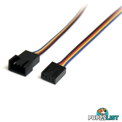 StarTech FAN4EXT12 12in 4 Pin Fan Power Extension Cable - StarTech - 065030843706 - FAN4EXT12