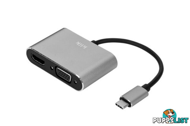 Klik KCHVAD USB-C to HDMI and VGA Adapter - Klik - 9332902020383 - KCHVAD