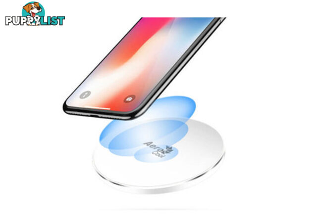 Aerocool ASA-ATWC09W 7.5w Designed for Apple Wireless Fast Charger with LED White - Aerocool - 677892652268 - ASA-ATWC09W