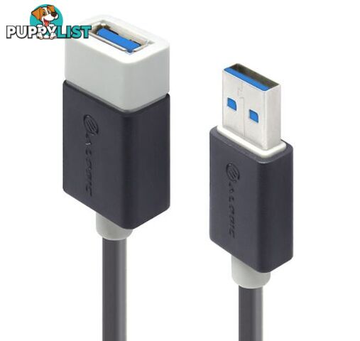 Alogic USB3-050-AA 50cm USB 3.0 Extension Cable - Type A Male to Type A Female - Alogic - 9350784013965 - USB3-050-AA