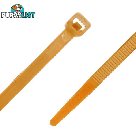 NC348ORN Ty-It Nylon Cable Tie Orange 300mm X 4.8mm - (Bag of 100) - Alogic - 9350784000231 - NC348ORN