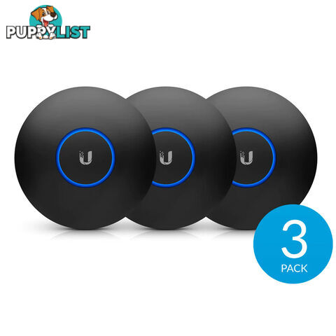 Ubiquiti nHD-cover-Black-3 UniFi NanoHD Skin Casing - Black Design - 3-Pack - Ubiquiti - 817882025669 - nHD-cover-Black-3