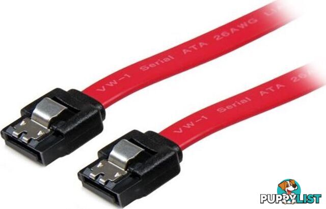 StarTech LSATA6 6in Latching Serial ATA SATA Cable - StarTech - 065030841948 - LSATA6