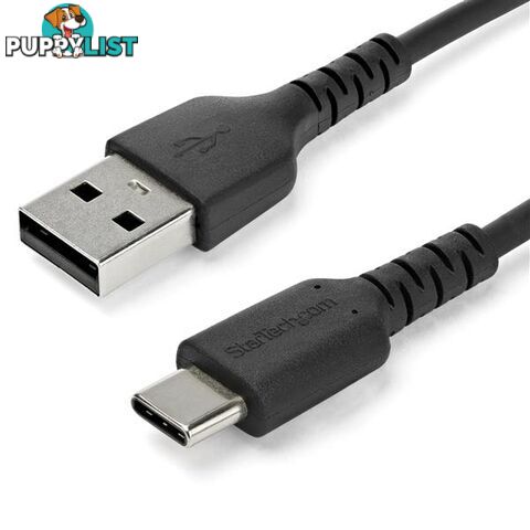 Startech RUSB2AC2MB Cable Black USB 2.0 to USB C Cable 2m - StarTech - 065030886642 - RUSB2AC2MB