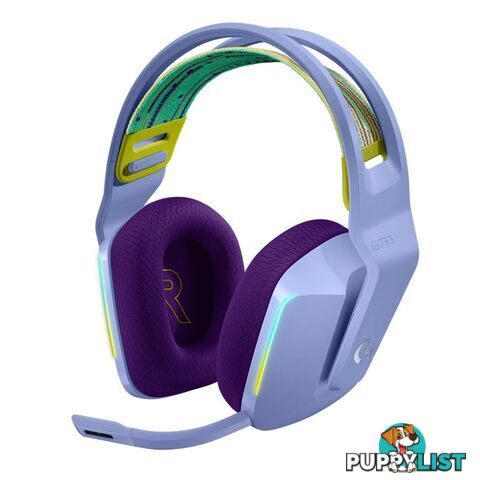 Logitech 981-000893 G733 Lightspeed Wireless RGB Gaming Headset Lilac - Logitech - 0097855157218 - 981-000893