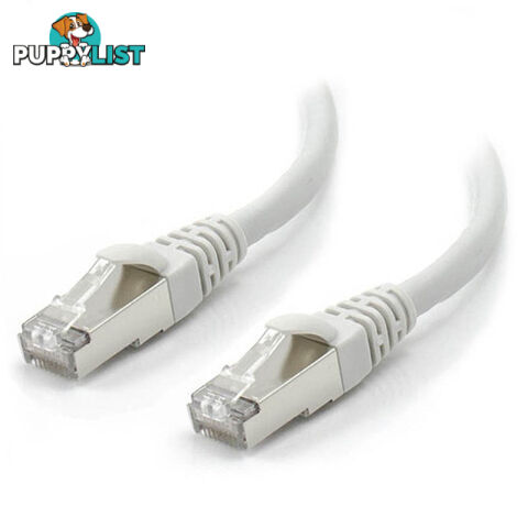 Alogic C6A-0.5-Grey-SH 0.5m Grey 10G Shielded CAT6A Network Cable - Alogic - 9350784003713 - C6A-0.5-Grey-SH